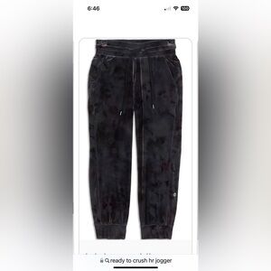 Lululemon Ready To Crush HR Velvet Jogger